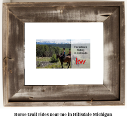 horse trail rides near me in Hillsdale, Michigan